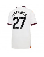 Manchester City Matheus Nunes #27 Venkovní Dres 2023-24 Krátký Rukáv